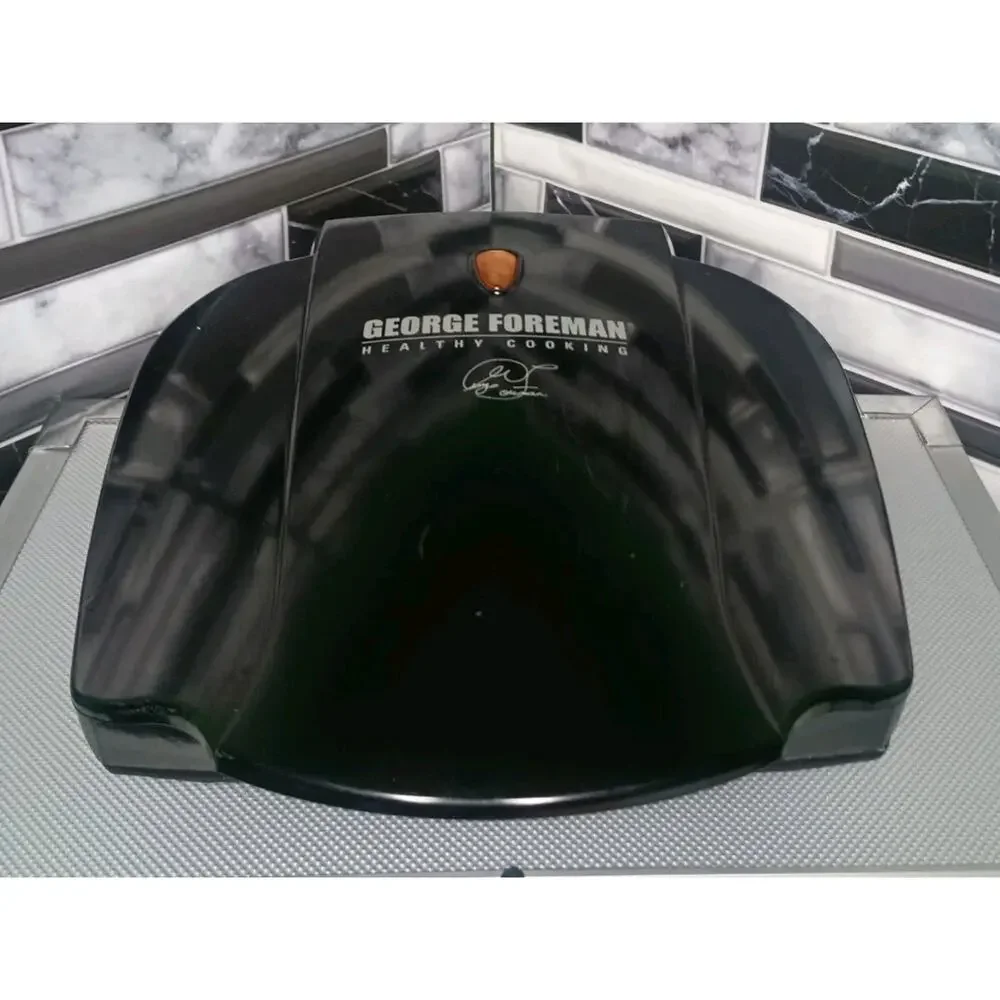 George Foreman GR0036B Grill Electric Indoor Non- Stick Grill Tested Working